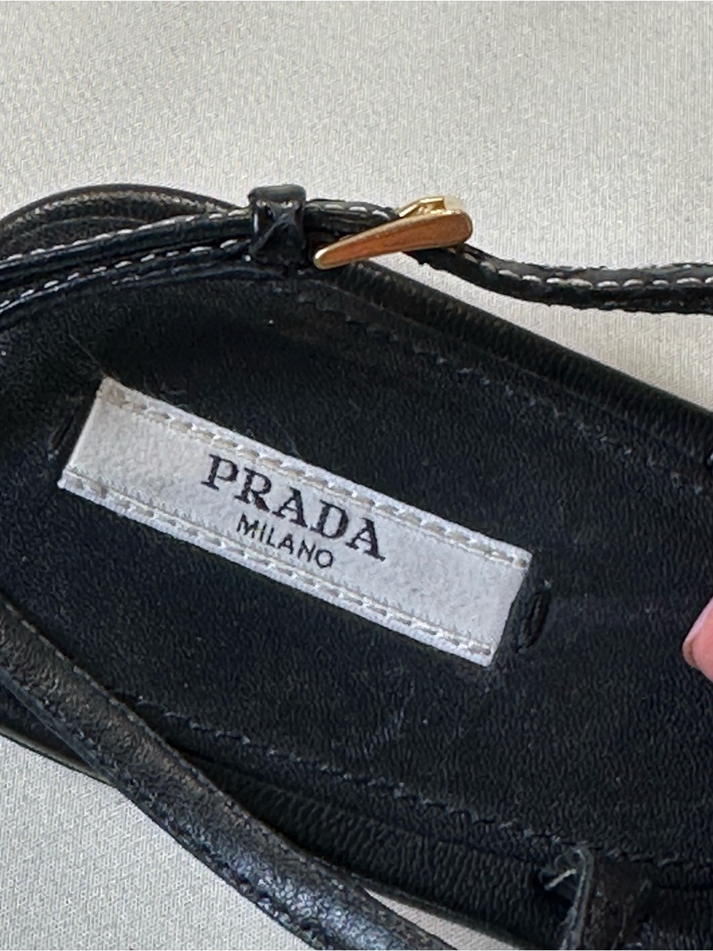 Prada Milano Black Python Embellished size 40 - Picture 4 of 8